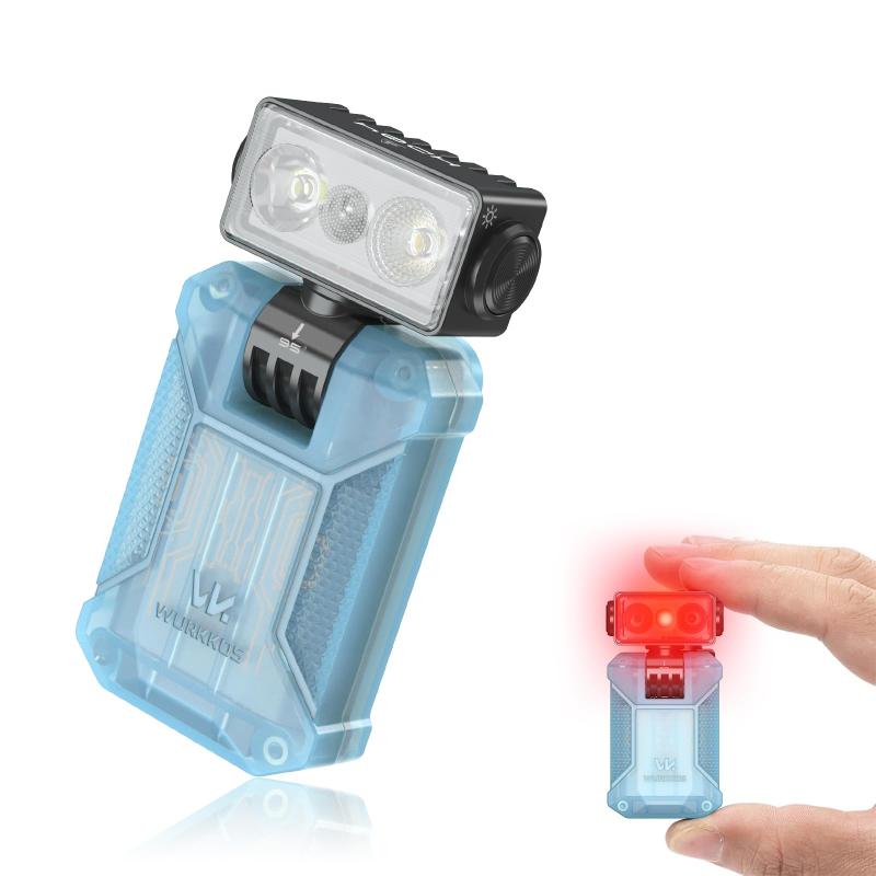 Wurkkos HD04 ミニ EDC 懐中電灯 750ルーメン ブルー