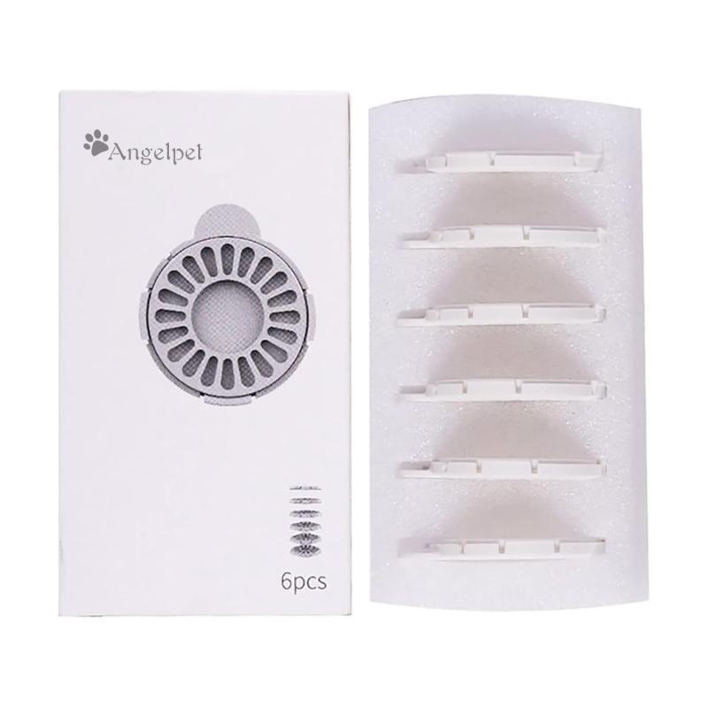 樂天商城 - Angelpetペット用水飲み器専用 交換用高密度フィルター 6枚セット（6ヶ月分）