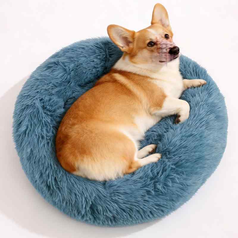 Insvog 犬 ベッド 猫 ベッド ペットベッド ドーム型 ペット クッション 冬 ふわふわ ペットマット もこもこ 丸型 ペットソファベッド 通年 中型犬 小型犬 洗える 大型犬 猫 洗える ケージ用 暖