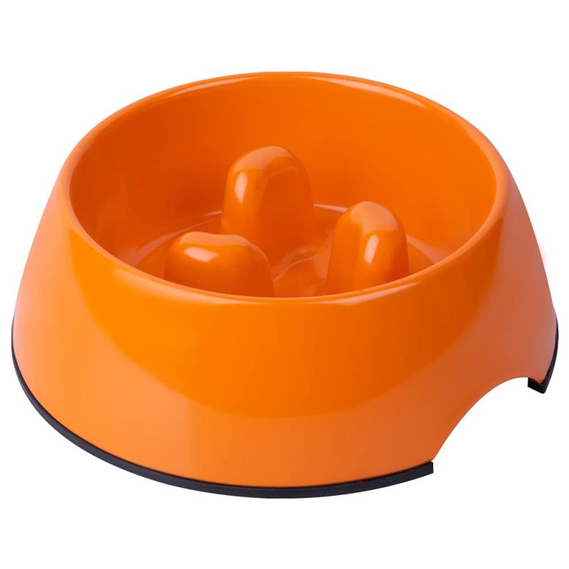 SUPERDESIGN 犬猫用ボウル ペットの皿 早食い防止食器 ゆっくりフードボウル 健