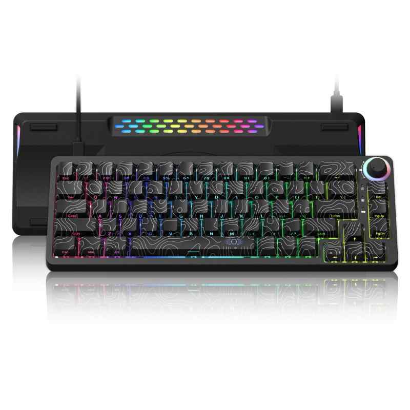 Womier M68HE PRO 60%キーボード 0.01mm ラピッドトリガー対応 磁気スイッチ