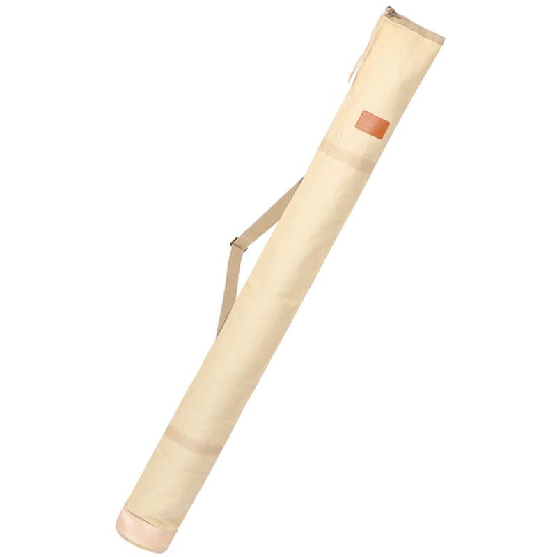 釣り用ロッドバッグ 120cm ポータブル ロッドケース 多機能 釣り竿 釣具 傘 収納 持ち運び便利 折りたたみ ベージュ