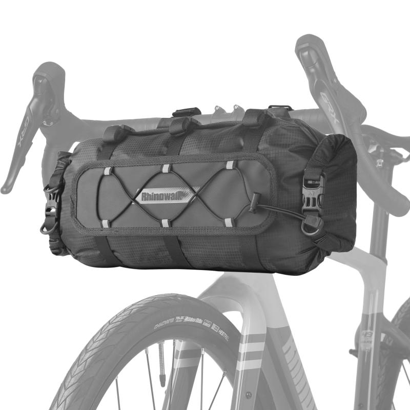 Rhinowalk フロントローダー 自転車用 ハンドルバーバッグ 防水 自転車フロントバッグ 12L大容量 キャリーバッグ サイクリング ドライバッグ 取り付け簡単 フロント収納バッグ ショルダーベル【積載性アップ】フロントローダーにテントや寝袋、防湿パッドなどを自在に積載できます【取り付け簡単】EVAクション付き、ベルトがハンドルバーの仕上げを傷つけるのを防ぐ。ご購入の前に、自転車のハンドルバーの長さと曲率が取り付けに適していることをご確認ください軽量でありながら耐久性、撥水性高い素材を採用したフロントローダー最大荷重：5kgサイズ：245*280*50mm（フロントローダー）