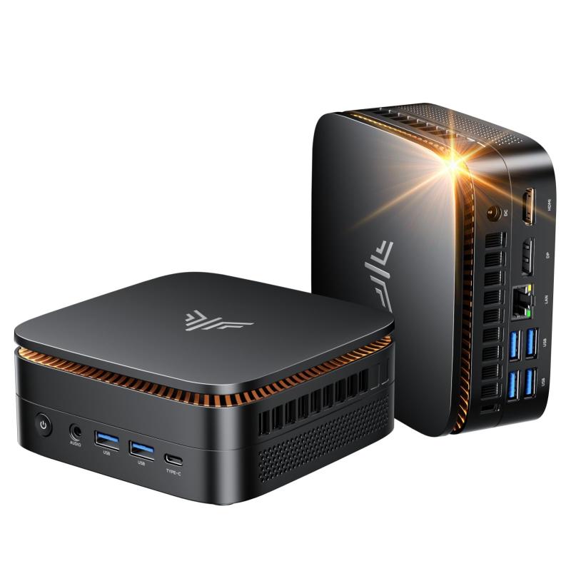 NiPoGi ミニpc P1 AMD Ryzen Embedded R2544搭載（3500Uより倍速い）mini pc 最大3.7GHz フル機能Type-C/DP/HDMI 4K×3画面 Win11 Pro搭載 みにPC USB3