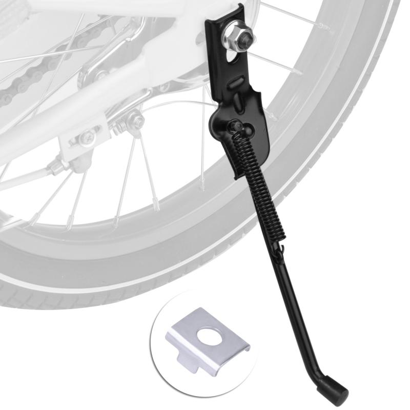 Cyfie 14インチ 自転車 スタンド キックスタンド サイドスタンド 子供用 片足スタンド 後輪 黒 座金付き 補佐輪取り換え 片足汎用 ステンレス🏍️タイヤ14インチの自転車に対応します。ご購入する前に、お手元にある自転車のタイヤのサイズをご確認ください。🏍️【材質】炭素鋼を材料として使用し、高品質で強度も強いです。🏍️【滑り止め】：強力スプリングで安定性アップ、シリカゲルカバーで滑り止め効果あります。🏍️【独特デザイン】： 座金付きので、固定性アップ、取り付ける用穴が長いで取り付ける時に、微妙に調節できます。🏍️【汎用バイク】：補助輪を取り外したらの子供用自転車や折りたたみ自転車に最適です。🏍️【品質】：お届いた商品が万が一初期不良と判断された場合は・交換・修理できます。