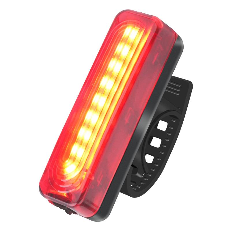 DAI NING 自転車 テールライト USB 充電式 リアライト led 五つの点灯モード IP65防水 長時間対応 モード記憶 ロードバイク サイクリング 取り付け簡単 自転車グッズ【高輝度&amp;幅広い用途】9個の赤色LEDを搭載し、180°の照射角の設計により、夜に乗るときはより安全になります。通勤、通学など日常使用はもちろん、ハイキング、サイクリングなどアウトドア活動にも大活躍できます。【5つの点灯モード】自転車テールライトには5つの点灯モードがあり、スイッチを押すことで下記の五つのモードに順番に切り替えます（高輝度-走馬灯1-高速点滅-走馬灯2-ゆっくり点滅）。長押しで電源オフ。ライトにはモード記憶機能を搭載、次回に点灯すると、前回使ったモードに入ります。【USB充電式】この自転車用テールライトは1200mAhのバッテリーを内蔵しているので、短時間での電池切れを心配する必要があありません。Type-cケーブルでフル充電するのにかかる時間はわずか2.5時間で、フル充電すると最大約192時間使用できる（モードによって使用し続ける時間も異なります）。充電中は指示ライトが赤く点灯し、満充電になると黄色に点灯する。【防水仕様】IP65防水仕様により、雨や水しぶきに強く、悪天候にあっても安心して使えます。ライトを濡らした場合、タオルで拭けば大丈夫です。(ご注意：IP65防水レベルは100％防水ではありません。水中に入れるのは避けてください。)【取り付け簡単】取り付け・取り外しが簡単で、バイクから離れる際も簡単に外して持ち運べるので盗難防止になります。 特殊な延長サポート構造により、振動や過酷な路面状況下でもぐらつきやズレ、脱落がなく、ストレスのない快適なライディングを楽しむことができる。