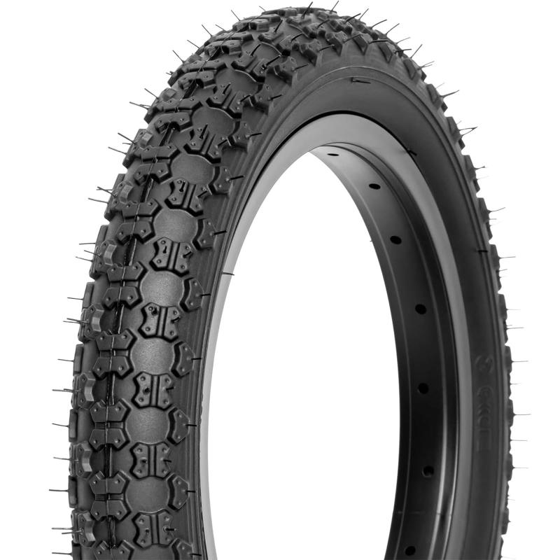 MOHEGIA 1本 14×2.125 自転車タイヤ：14インチ 子供用自転車 折りたたみ 交換タイヤ - BMX MTB 子供レーシングバイクに対応自転車タイヤサイズ：14x2.125インチ、ETRTO: 57-254 mm。空気圧35 PSIまで膨らませてください。14インチのタイヤ（幅1.95インチから2.125インチ）のほとんどの子供用自転車およびBMXバイクに適合します。14インチ自転車タイヤは高品質なゴム素材とナイロンコード技術を使用しており、荒れた地形や日常的な使用に耐え、長持ちする性能を提供します。オールパーパスタイヤはショートノビー（突起）のトレッドパターンを採用しており、さまざまな路面で優れたトラクション、信頼性のあるグリップ、安定性を提供し、子供にとって滑らかで安定した走行を確保します。注意：タイヤはパッケージ内で折りたたまれています。取り付け前に1〜2日間広げて置いてください。購入前にタイヤの幅と寸法をよく確認してください。