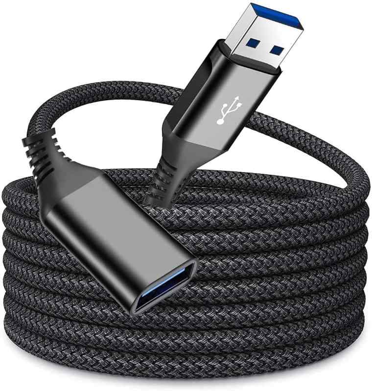 USB 3.0 延長ケーブル 3M USB 延長 タイプAオス-タイプAメス USBケーブル データ高速転送5Gbps USBケーブル 延長コード金メッキコネクタ プリンター、スキャナー、カメラ、ドライブ、USBディスク、