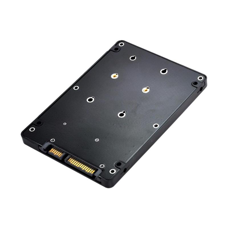 Cablecc mSATA SSD から 2.5 インチ SATA ハードディスク エンクロージャ ケースへのコンバーター アダプター (MSATA SSD 用)