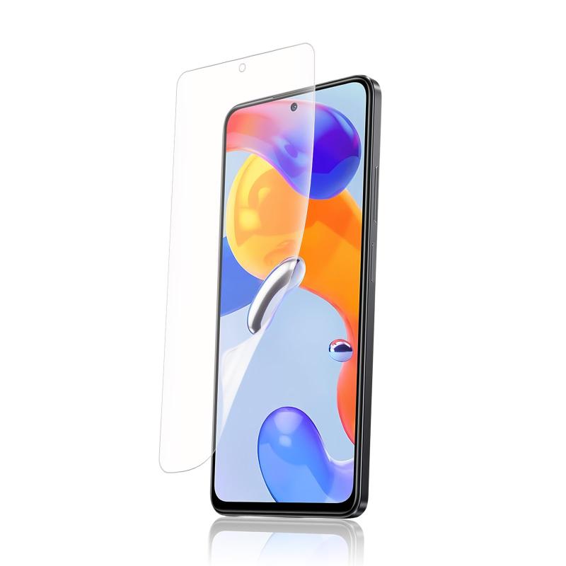 【アンチグレア · ガイド枠付き】Redmi Note 11 Pro 5G専用 アンチグレア フィルム 非ガラス Note11Pro全面 保護 フィルム【TPU1枚】Redmi Note 11 Pro 5G用 フィルム 【指紋対応】TPU素材 手触り良い 【対応機種】Redmi Note 11 Pro 5G 専用保護フィルムです。TPUフィルムを貼り付けた後、小さな気泡が入ってしまうことは正常なことで約24時間ぐらいは自然に消えることになります。貼りなおす必要はありません。（ご注意：インストール/設定後、指紋ができない場合、再度、指紋入力を行いロックを解除する必要があります。）【サラサラ手触り】表面を顕微鏡で見ると、スクラブ保護フィルムはボコボコと凹凸が見えます。この凹凸は人間の指では段差として感じることはなく、触れる面積が減るため一般的な強化ガラスと比べるとサラサラとした使用感になるのです。表面が「サラサラ」としているので、快適にゲームやフリック操作することが可能です。【快適な指滑り・防汚性能満点】保護フィルムの表面に特殊なコーティングを施すことで、水や油の汚れ、指紋や汚れを画面から効果的に分離し、付着しにくく、きれいな状態を保つことができます。【自動修復】このスクリーンプロテクターフィルムはリバウンドが遅い技術です。 細かいキズや気泡は24時間自動補修。 フィルムを貼り付けた後も画面に気泡が残っている場合は、すぐに新しいフィルムをはがさないでください。 しばらくお待ちください。フィルムは自動的に修復されます。【99%以上のケースに干渉せず】数多くのデザインのケースの装着実験して、99％以上のケースとの相性が良い。ケースのデザインには個体差もあるので、装着する瞬間フィルムの四角が少し浮いてる可能性がありますが、布を指に包んで軽く押し出したら浮きが消え、綺麗に貼れます。
