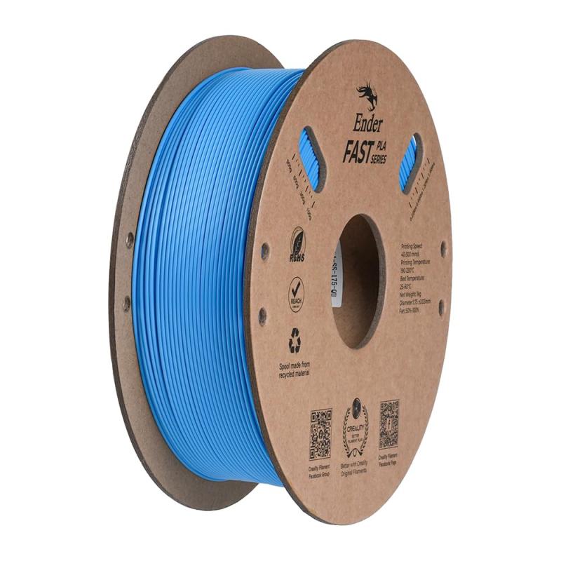 Creality Ender-Fast-PLA フィラメント 高速印刷30-300mm/s 1.75mm径 正味量1KG 寸法精度±0.03mm 3Dプリンター用フィラメント もつれず 目詰まりなし ゆがみがない 反りなし 3Dプリンタ造形材料 ボール紙 whitehalca-10269463 White market パッケージ画像