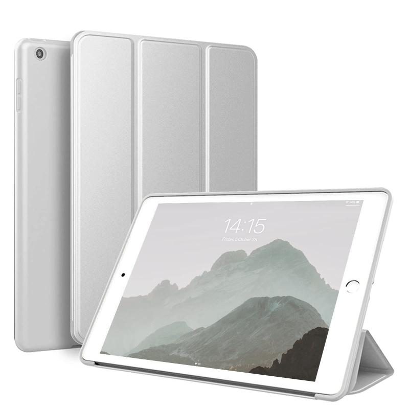 KenKe 新型 iPad 9.7 インチ 2017/2018 ケース 超軽量 柔らかいシリコン PU材質カバー 3段階折り畳み可 スタンド マグネット付き 自動スリープ機能 A1822 A1823 A1893 A1954 iPad 第5世代/ 第6世代