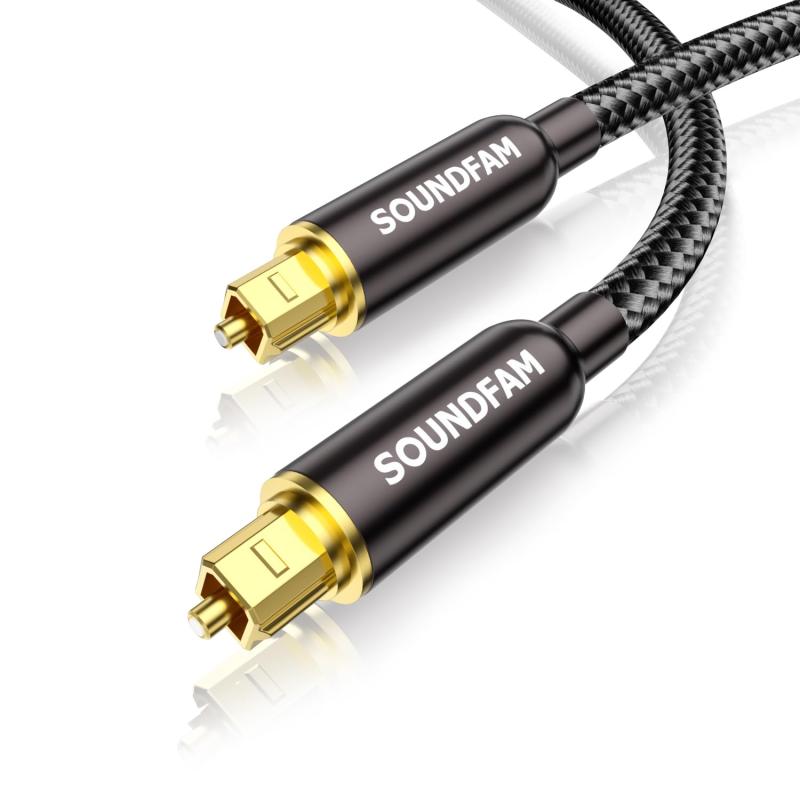光デジタルケーブル SOUNDFAM Toslink光ケーブル 光デジタル オーディオケーブル[2...
