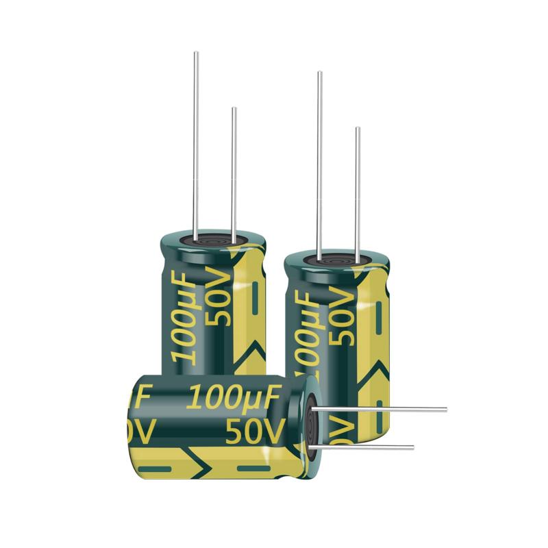 PENGLIN 20個 電解コンデンサ アルミ電解コンデンサー 50V 100UF 105℃ 8X12mm 高周波 低抵抗 長寿命 (50V 100μF)種類：電解コンデンサ／静電容量：100μF／定格電圧：50V電解コンデンサの寸法：8X12mm使用温度範囲：-40℃～+105℃静電容量許容差：±20％105℃品電解コンデンサ。一般回路用ながらオーディオ回路にも多用されています。