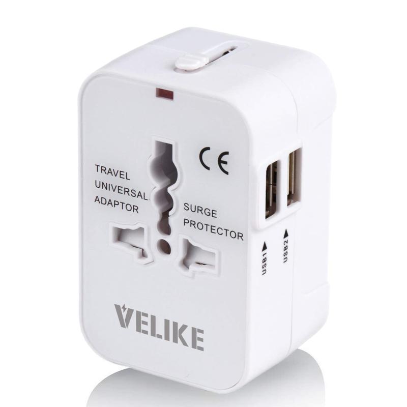 海外 変換プラグ VELIKE コンセント マルチ変換プラグ 2USBポート 全世界対応 電源変換器 海外旅行用充電器 A/O/BF/Cタイプ マルチアダプター 200ヶ国以上通用 Universal Travel Adapter 経済産業省承認海外 変換プラグ VELIKE コンセント マルチ変換プラグ 2USBポート 全世界対応 電源変換器 海外旅行用充電器 A/O/BF/Cタイプ マルチアダプター 200ヶ国以上通用 Universal Travel Adapter 経済産業省承認済み 正規1年