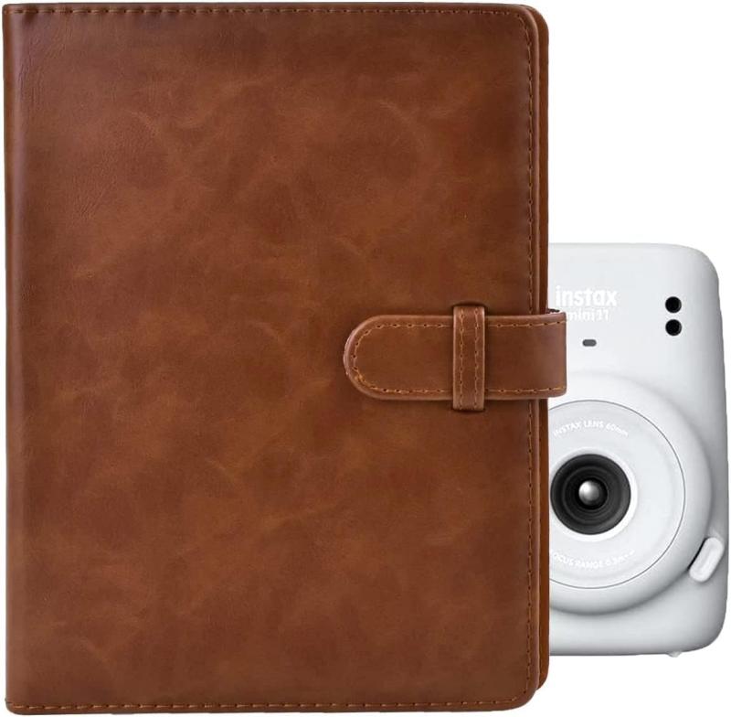 kinokoo 富士フイルム FUJIFILM チェキ アルバム Fujifilm instax mini用写真収納 チェキ アルバム instax mini EVO/mini 12/11/8/9/7s/25/70/90対応 大容量 3インチ写真 128