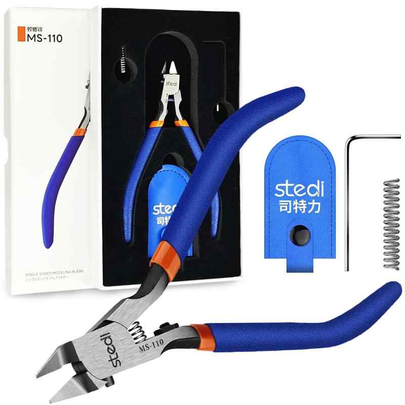 Stedi 極薄片刃プラニッパー 極薄刃 片刃ニッパー プラモデル用工具 DIY手作りプラ...
