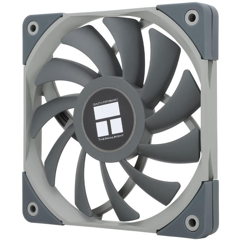 Thermalright TL―C12015 120mmケース放熱する扇風機、4PIN PWMコントロール、1500RPM、通風量の扇風機、S―FDBベアリング、グレー、便宜を図る設置やすい、pcケースファン、ケースファン