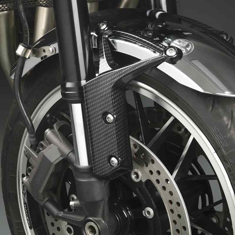 Kazuma Z900RS 2018-2024 用フロントフェンダーアーム 左右セット z900rs SE CAFE 2019 2020 2021 2022 2023 フェンダ（フロント）アーム LH用・RH用セット (5Dカーボンルック)
