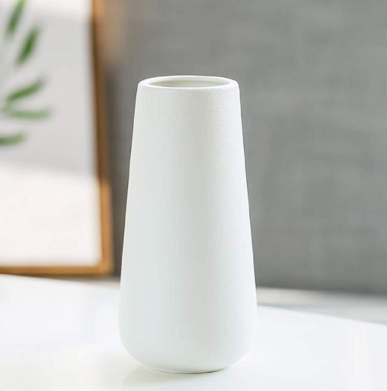 かびん フラワーベース ホワイト白 セラミック 陶器 花瓶 北欧 花瓶 フラワーポット花器 ホワイト北欧陶器 アンティーク風 大サイズ:高さ：小：20cm、大：25cm材質:陶器色：ホワイト制作・梱包には細心の注意をしております。北欧風の花瓶は、さまざまなインテリアの家にぴったりです。さまざまな花に適しています。
