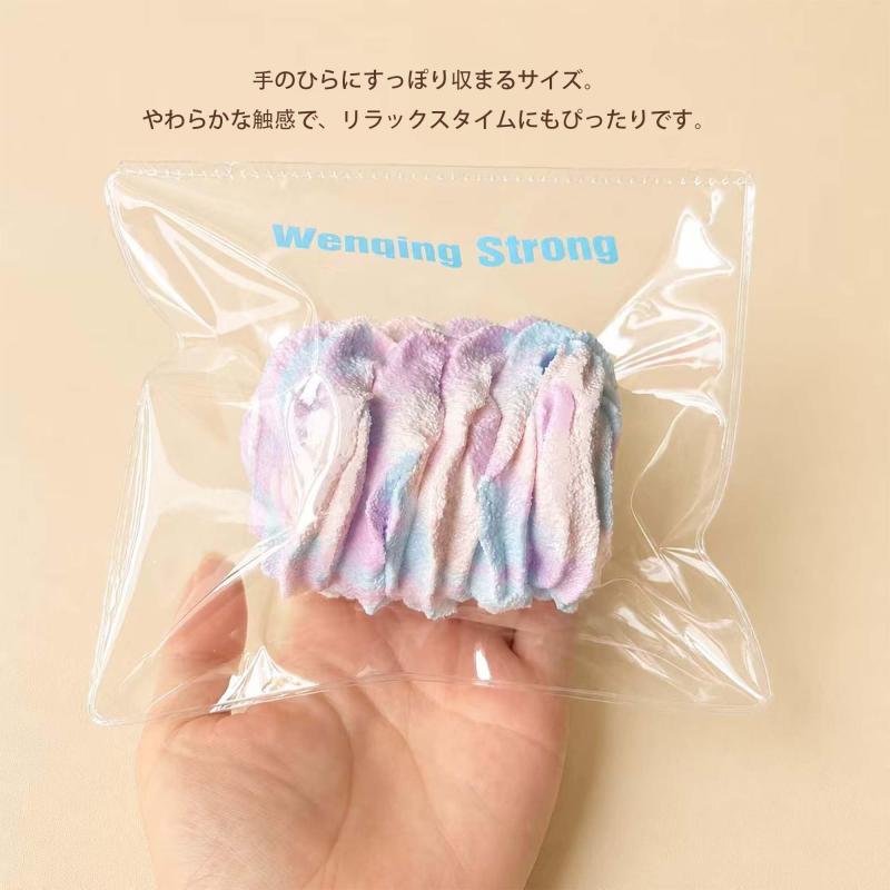 Wenqing strong 低反発スクイーズ クリームロール シリコン素材 大人向け かわいい ブルー ピンク パープル ふわふわ もちもち ぷにぷに 水感応 ストレス解消 癒し系 リラックス 集中力向上 に whitehalca-10284686 White market サンプル画像2