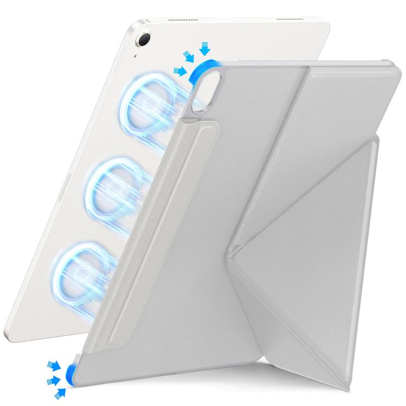 【2026年新登場・エッジ保護・磁気吸着式】HEIGKOIK iPad Air 11インチ ケース M2/M3/M4（第6/7/8世代・2024/2025/2026）/ 第5/4世代（2022/2020）対応 & iPad Pro 11インチ（2