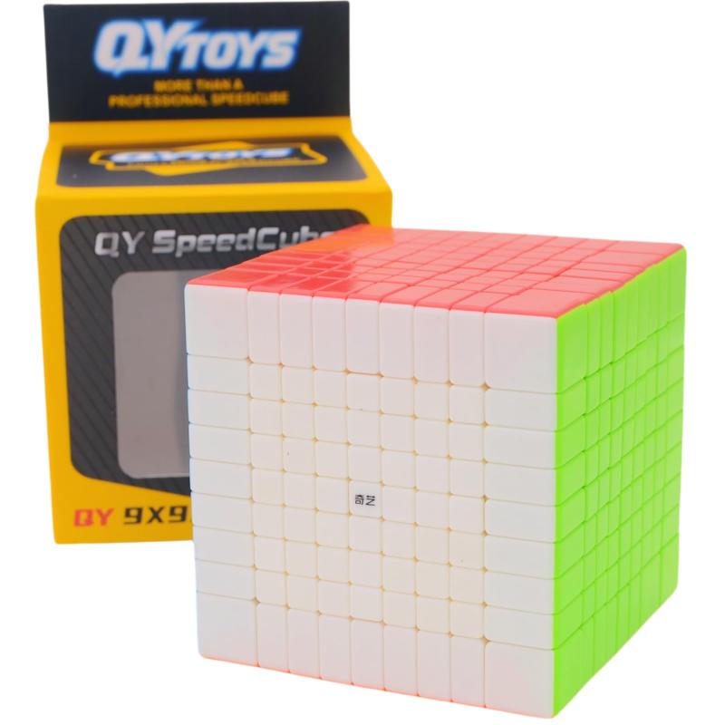 Bucubke QY 9x9 ステッカーレスパズルマジックキューブ正規品 QY 9x9x9 マジックキ...