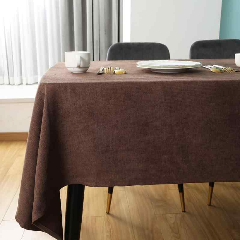 SEASHORE TREE テーブルクロス 撥水 おしゃれ table cloth 布 麻 リネン 145x215cm...