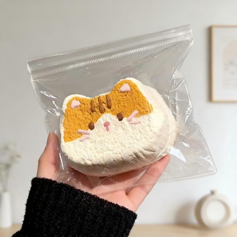 スクイーズケーキおもちゃ ぷにぷに 水感 ストレス解消 おもちゃ 減圧グッズ 低反発 握って ストレス発散 触感いい スクイーズおもちゃ 大人 誕生日 新年 クリスマス プレゼント ギフト(Cオ whitehalca-10284945 White market サンプル画像3
