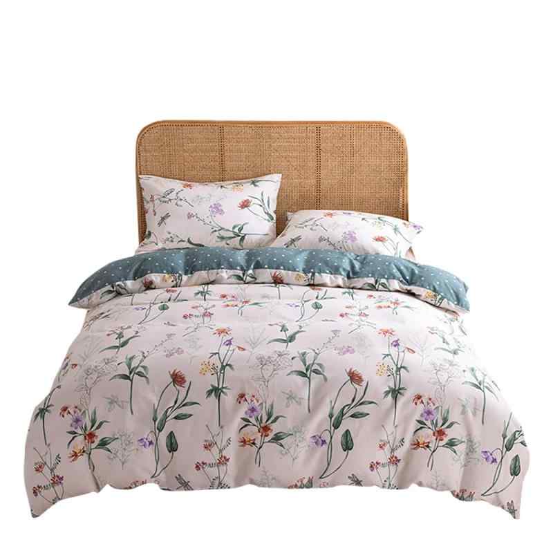 掛け布団カバー シングル 綿100％ 150x210cm 掛けふとんカバー 単品売り ボタニカル花柄