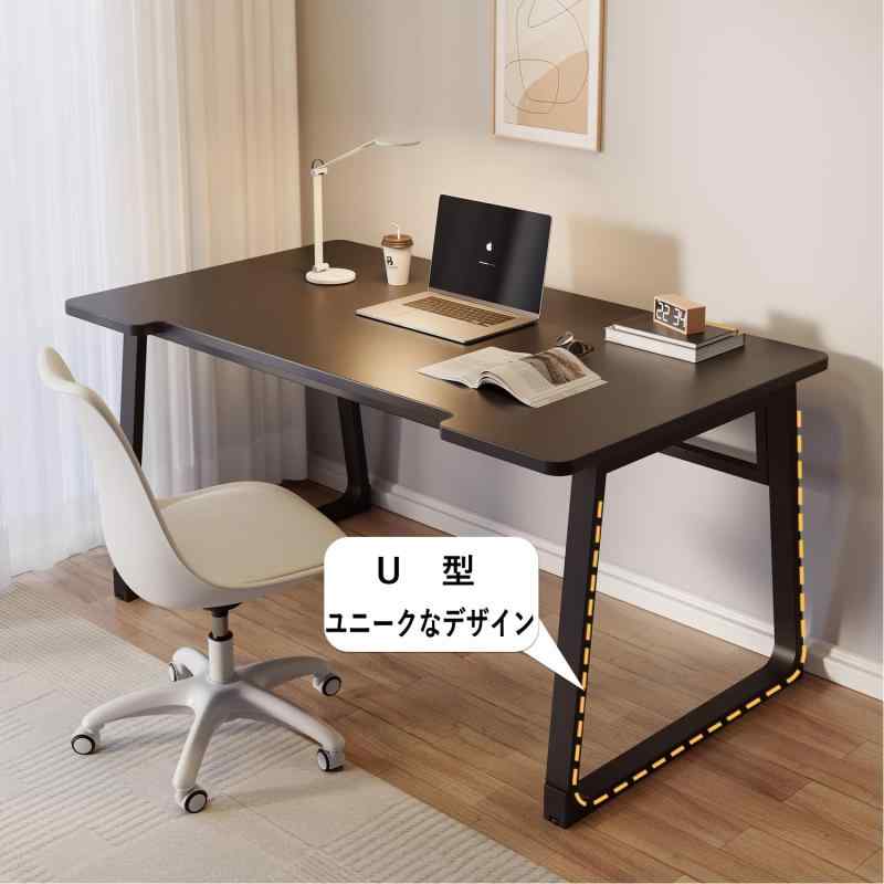 BURAYIENTA 北欧 U型 デスク パソコンデスク 幅80/100cm×奥行50cm 組立簡単 シンプルワークデスク PC作業台 在宅勤務 リモートワーク用 おしゃれ whitehalca-10310509 White market サンプル画像3