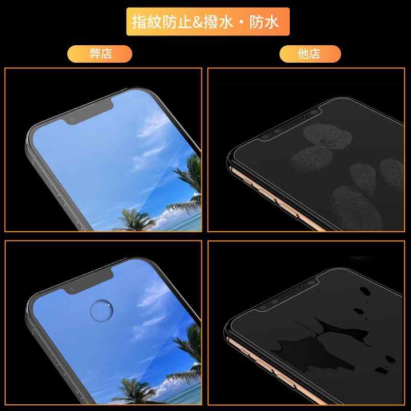 iPhone 14 Plus 覗き見防止 ガラスフィルム 【2枚】 滑らかな手触り 自動除塵/吸着・超簡単貼り付け 3Dラウンドエッジ 米軍規格 指紋 全面保護 9H越え 飛散防止 高透過率 ズレ/気泡レス プラ - 3