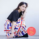 【FINAL SALE】 定価より70%OFF!【手洗いOK!いつものコーデを一新!】裾配色プリントフレアースカート&フレアー半袖とろみブラウス2点セット