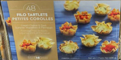 即納★【COSTCO】コストコ通販【Filo Tartlets】フィロ生地のミニタルト 48個入