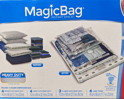 あす楽★5の倍数日は楽天カードエントリーで5倍/あす楽★即納★【COSTCO】コストコ通販【Magicbag】マジックバッグ 圧縮袋 15枚