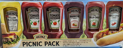 5の倍数日は楽天カードエントリーで5倍/★即納★【COSTCO】コストコ通販【HEINZ】ハインツ ピクニックパック 5種6本セット