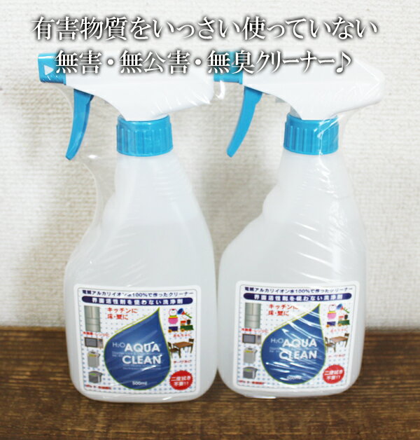 あす楽★5の倍数日は楽天カードエントリーで5倍★即納★【COSTCO】コストコ 超電水 H2O アクアクリーン 500ml 2本セット 除菌