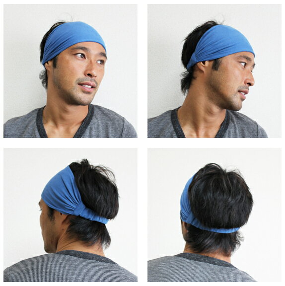 �����ڡ�¨Ǽ ��˥��å������ʢ��إåɥХ�� �ڥ��륿�ͥ��ƥ��֥��ѥ���(Men's)Headband/����