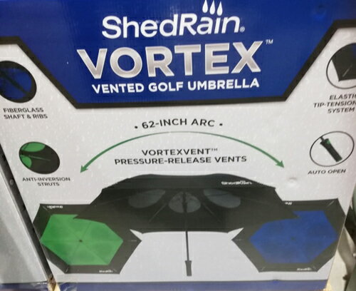 5の倍数日は楽天カードエントリーで5倍/★即納★【COSTCO】コストコ通販シェッドレイン ボルテックス ワンプッシュゴルフ傘　UPF50＋対応　※他の商品との同梱不可商品となります。通販格安セール情報　楽天　通販