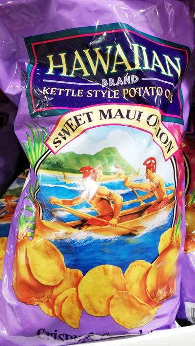 5の倍数日は楽天カードエントリーで5倍/★即納【COSTCO】コストコ通販【ハワイアン】ケトルスタイルポテトチップス（スイートマウイオニオン）907g/ハロウィン/パーティーのサムネイル