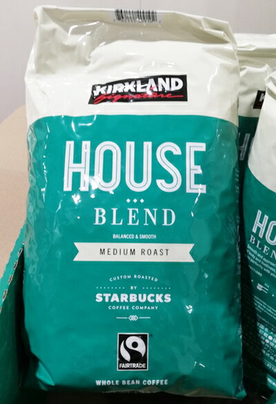 あす楽★即納★【COSTCO】コストコ通販【STARBUCKS COFFEE】 カークランド スターバックス　ロースト　ハウスブレンドコーヒー(豆) 1.13kg