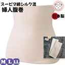 腹巻 スーピマ綿 シルク混腹巻 腹巻き レディース ウエストウォーマー 二重タイプ 日本製 M/L おためし フェムケア フェムテック(4)