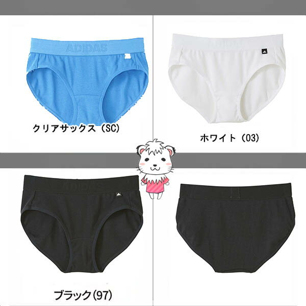 【在庫限り】グンゼ アディダス ジュニア ハーフショーツ APD2970-85 140cm-165cm ショーツ GUNZE adidas スポーツインナー ガールズ パンツ セットアップ キッズ ジュニア 子供 リブ 綿混素材