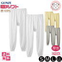 長ズボン下 2枚組3セット メンズ グンゼ 暖かソフト ぱっち ももひき 前あき RP6502A S/M/L/LL