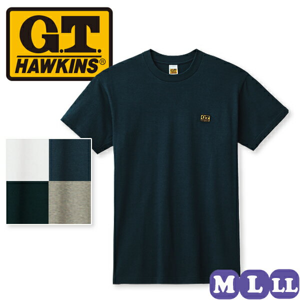 t  Ⱦµ  G.T.HAWKINS ۡ T ݼ 롼ͥå 100% HK2113B M/L/LL