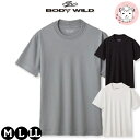 tシャツ メンズ 半袖 クルーネックTシャツ グンゼ ボディワイルド ジャケット対応 丸首Tシャツ BW5413B M/L/LL