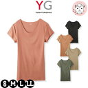半袖 クルーネックTシャツ 2枚セット メンズ グンゼ YG メンズ カットオフ インナーシャツ 汗取りパッド 短袖 YV2613P S/M/L/LL(4)