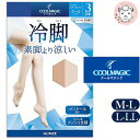 グンゼ クールマジック 冷脚 ストッキング 3足組 つま先補強 伝線しにくい M-L/L-LL | メントール配合 メッシュ ムレにくい 春夏 レディース ナイロン パンスト 下着 肌着 インナー CG-833 GUNZE COOLMAGIC