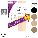 グンゼ サブリナ ストッキング 3足組 引き締めシェイプ 個包装 消臭 伝線しにくい 着圧 つま先補強 M-L/L-LL | ナイロン レディース パンスト インナー SP813 GUNZE SABRINA
