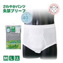失禁ブリーフ 尿漏れパンツ 紳士 失禁パンツ 男性用 さわやか失禁 ブリーフ 吸水パンツ 40cc対応 W660 M/L/LL